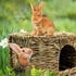 MODEMODE Chinchilla Natural Seagrass Mat Bed Hideaway Toy, Hand Woven for Rabbit Guinea Pig Ferret