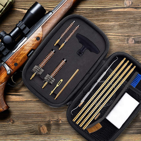 Pro .223/5.56 Cleaning Kit with Bore Chamber Brushes and Brass Cleaning Rod in Compact Case