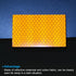 PATIKIL Reflective Patch 2"x3", 4 Pcs Hook & Loop Fastener Safety Appliques for Night Sportsperson Worker Hiker, Orange