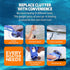 10-in-1 Boat Gadget Boat Tool - Must-Have Boat Accessory with Gas Cap Key, Fishing Line Cutter, Bottle Opener, Whistle