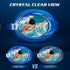 Portzon Dynamics Swim Goggles, Anti Fog Clear No Leaking Swimming Goggles for Adult Men and Women