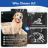 Thickened Dog Bed for Car Back Seat, Upgraded Bottom Non-SlipFits Hard Bottom car seat Cover for Dogs, Premium Mixed