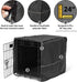 MidWest Homes for Pets Small Dog Crate Cover, Black Polyester, Fits Most 24-inch Crates, Reduces Barking & Chewing