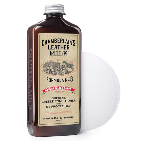 8, 12 Chamberlains Leather Milk Saddle Tack Salve Conditioner Formula No. Ounce