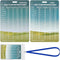 Golf Range Chart Card - Golf Distance Card, Gift for Golf Bag Accessories (Aluminium, 5.1x3.5 in)
