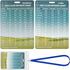 Golf Range Chart Card - Golf Distance Card, Gift for Golf Bag Accessories (Aluminium, 5.1x3.5 in)
