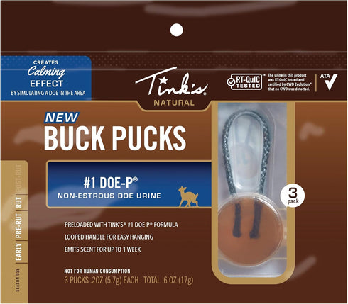 TINK'S Buck Pucks - 3 Pack