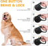 Fida 16 ft Retractable Dog Leash with Poop Bags Dispenser, Anti-Slip Handle for Medium Dogs or Cats up to 44 lbs (Black)