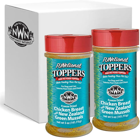 Northwest Naturals Freeze-Dried Chicken Breast with Green Lipped Mussels - Functional Topper