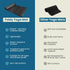 Non-Slip Orthopedic Yoga Mat - Fold-Over Joint Support with Body Alignment Lines - Great for Seniors