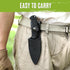 Mossy Oak Full-Tang Hunting Knife with Sheath, Fixed Blade Outdoor Knife for Survival, Camping, Hiking (G10 Handle)