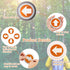Reflective Trail Markers Bright Trail Signs Lightweight Glow Trail Arrows Markers for Tree Marking Reflector Camping