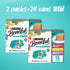Pack, (2 Packs 12) 3 oz. Purina Beneful Small Breed Wet Dog Food Variety IncrediBites Loaf, Chicken, Beef and Salmon