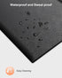 UREVO Foldable Treadmill Mat, Exercise Bike Mats for Home Gym Workout, Waterproof Non-Slip Exercise Equipment Mat Floor