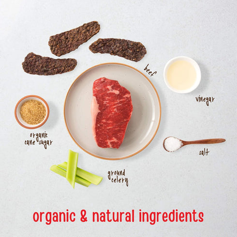 Full Moon Beef Jerky Healthy All Natural Dog Treats, Human Grade, Grain Free, 11 oz