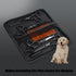 6 1 Dog Grooming Scissors Kit with Safety Round Tips, GEMEK Professional in Grooming Scissors for Dogs, Heavy Duty