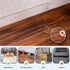 8 Pack Under Couch Blocker for Pets, 16" L x 3.2" H Adjustable Clear Couch Guards, PVC Safety Barrier