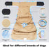 Pack 3, Reusable Dog Diapers Female Washable, Premium Doggie Diaper for Dogs, of Highly Absorbent Small Dog Diaper
