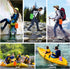 R2Depot Waterproof Dry Bag, 5L/10L/20L/40L Dry Storage Bag for Kayaking, Gym, Hiking, Swimming (Orange, 5L)