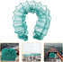 16 2.5m Angoily Collapsible Shrimp Net Trap Fishing Net Cage with Segments Mesh Fishing Trap for Crawfish Lobster
