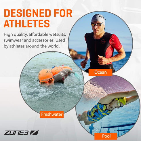 ZONE3 Venator-X Anti-Fog Swim Goggles with Wide Angle Lenses and Soft Silicone Gaskets for Training