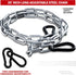RDX Neck Harness Weight Lifting Training, 4MM Padded Neck Builder, Adjustable Steel Chain