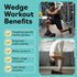 Squat Wedge Set of 5, Turns Into Aerobic Step Platform, Slant Board for Calf Stretching, 520 LBS Weight Capacity
