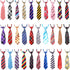 Segarty 30 PCS Adjustable Dog Neckties and Bows for Medium Large Dogs, Festival Formal Accessories