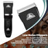 Professional Dog Grooming Kit - Cordless Low Noise Clippers for Thick Coats, Includes Nail Trimmer & Shears