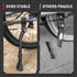HENMI Adjustable Bike Kickstand for Adult Bikes, Non-Slip Sole Aluminum Alloy for 26"-29" Mountain Trek Bikes