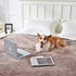 Qeils Dog Blankets for Small Dogs, Waterproof Cat Blanket, Washable Sherpa Fleece Puppy Blanket, 30"X40", Taupe