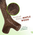 Benebone Maplestick Real Wood Durable Dog Chew Toy, Large, Made in USA
