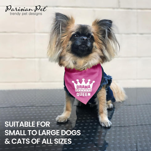 Parisian Pet Drama Queen Dog Bandana - Small