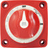 6006 Blue Sea Systems On/Off Battery Isolator Switch With Locking Key, Red, mSeries