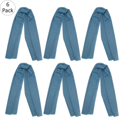 INNOLIFE 6 Pack Cooling Towels Breathable Ice Towel for Sports, Gym, Fitness,