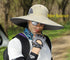 Leotruny Men Wide Brim Sun Hats, UPF50+ Waterproof Breathable Bucket Hat for Fishing, Hiking