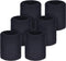 Willbond 6 Pcs Wrist Sweatbands - Absorbent Sports Wristbands for Basketball, Tennis, Football, Running