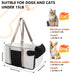 15 Lb Dog Car Seat for Small Dogs Adjustable Portable Center Console Dog Car Seat Removable Cat Booster Cars Seats