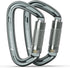 FresKaro 4inches Climbing Carabiners, UIAA CE Certified, Twist Auto Locking, Made of 7075 Aluminium, Lightweight