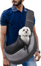 FDJASGY Pet Sling Carrier for Small Dogs Cats, Breathable Mesh Hand-Free Puppy Backpack with Adjustable Strap