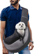 FDJASGY Pet Sling Carrier for Small Dogs Cats, Breathable Mesh Hand-Free Puppy Backpack with Adjustable Strap