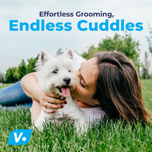 Vetnique Labs Furbliss Hypoallergenic Pet Wipes for Dogs & Cats, 100ct Pouch with All Natural Deoplex Deodorizer