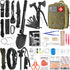 Survival Kit and First Aid Kit, 142Pcs Professional Gear with Molle Pouch for Camping Outdoor Adventure