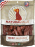 Loving Pets Natural Value Beef Sausages - Soft Jerky Dog Treats for