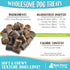 Raw Paws Wild-Caught Venison Treats for Dogs, 6-oz - Real Meat Jerky, Grain, Corn & Soy Free