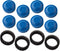 PET STANDARD Replacement Water Filter & 4 Pack Replacement Pre-Filter Sponges Compatible