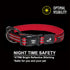Dog Collar for Medium Dogs, Reflective Adjustable Pet Neck Band, Comfortable Neoprene Padding, 100% Nylon Strap, Black