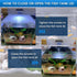 6pcs Aquarium Lid Clips, Fish Tank Top Cover Support Holder for Rimless or Rim Fish Tank