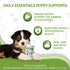waggedy Daily Essentials Puppy — Full-Spectrum Functional Treats, Dog Supplements & Vitamins for Small or Large Breed
