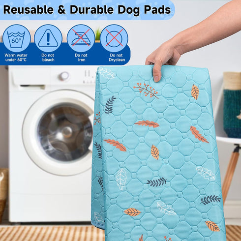 Washable Pee Pads for Dogs, 72"x72", Extra Large Reusable Puppy Training Pads for Indoor Playpen, Waterproof